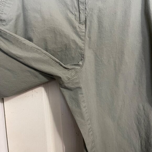 Chico's Womens Green Elastic Waist Pockets Convertible High Rise Pants Large/12 - Picture 9 of 10